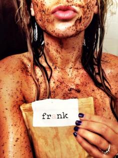 I am so doing this while I am pregnant! Targets so many skin issues! Frank Body #letsbefrank #frankbodyscrub