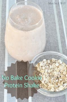 No Bake Cookie Protein Shake #drink #healthy #food