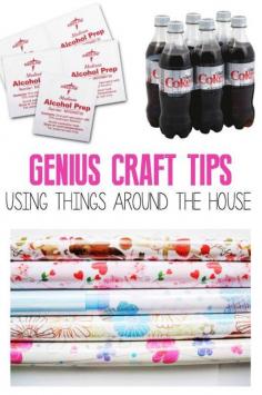 
                    
                        Genius Craft Tips Using Things Around the House
                    
                