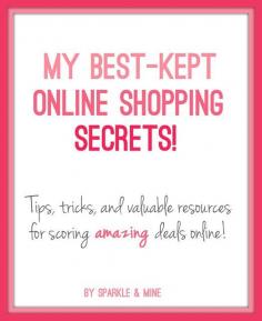 pinner: "Blogger shares all her best tricks for saving money online! Thanks to this article, I saved over $40 on my order! GOOD PIN!"