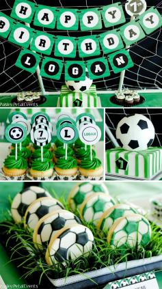 
                    
                        SOCCER Themed Birthday Party! Perfect for all those little kickers!
                    
                