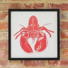 
                    
                        Lobster linocut print
                    
                