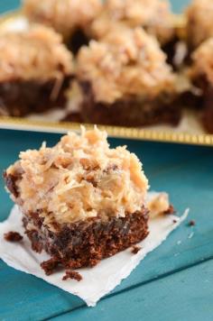 German Chocolate Brownies!