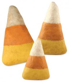 Giant Paper Mache Candy Corn. Great Halloween Decoration From TheHolidayBarn.com