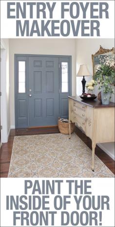 entry foyer makeover