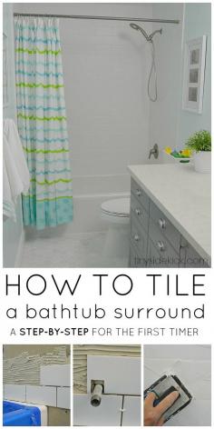 llb says - love the subway tile and the floor tile, would like to see the floor tile a bit darker and with a grey grout.