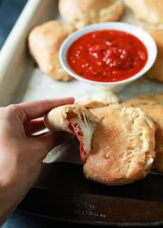 
                    
                        Easy Whole Wheat Pizza Pockets Recipe perfect for a quick weeknight meal and can be customized any way you like!
                    
                