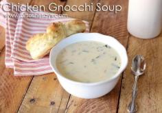 CopyCat recipe of the Olive Garden's Chicken Gnocchi Soup.