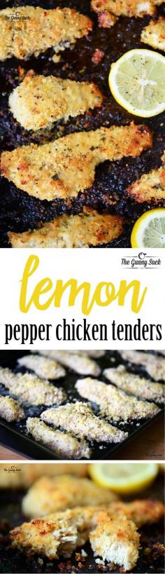 
                    
                        A 30 minute, kid-friendly recipe for baked Lemon Pepper Chicken Tenders that are crunchy and flavorful on the outside and tender and juicy on the inside.
                    
                