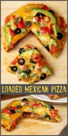
                        
                            Loaded Mexican Pizza
                        
                    