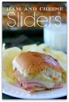 Amazing Ham and Cheese Sliders are a great dinner idea!