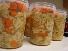 Homemade Freezer Chicken Noodle Soup