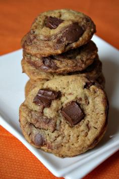 Nutella Chunk Cookies (made with frozen Nutella)