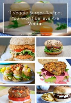 
                    
                        Who doesn’t love a yummy, delectable burger? Go vegan – these 11 mouth-watering veggie burger recipes will leave you asking for more. | gourmandelle.com/... | #vegan #burgers
                    
                