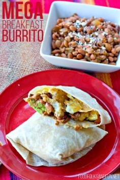 
                    
                        MEGA Breakfast Burrito Recipe – these breakfast burritos are massive and stuffed with my secret ingredient that makes them incredible!  CLICK for the recipe!
                    
                