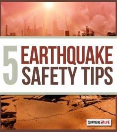 Earthquake Safety Tips | How To Survive In An Earthquake | Survival Prepping Ideas, Survival Gear, Skills & Emergency Preparedness Tips - Survival Life Blog: survivallife.com #survivallife