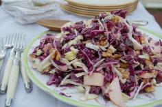 
                    
                        Fall Cabbage Salad with Apples and Walnuts on Mom's Kitchen Handbook
                    
                