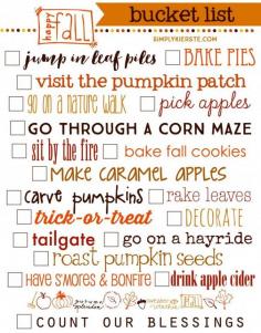
                    
                        This darling fall bucket list is perfect for checking off all the fun fall activities there are to do, and it makes super cute fall decor too!
                    
                
