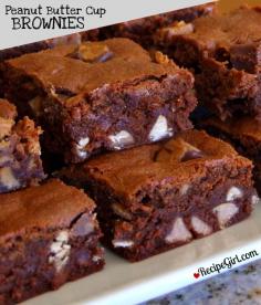 Peanut Butter Cup Brownies | Recipe Girl