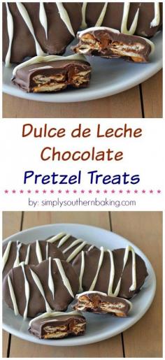 Dulce de Leche Pretzel Treats