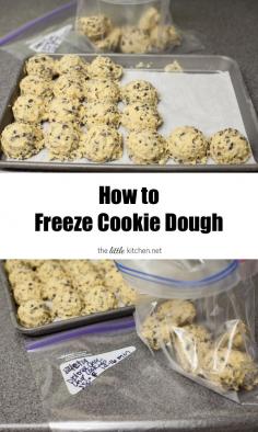 How to Freeze Cookie Dough and tons of cookie recipes