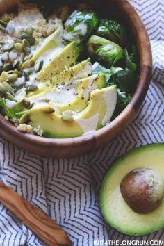 
                    
                        Avocado Quinoa Harvest Bowl
                    
                