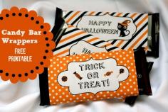 Halloween Candy Bar Wrapper {free printable} - Todays Creative Blog