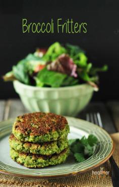 Broccoli Fritters #vegan #glutenfree