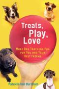 Treats, Play, Love is the collected wisdom of Patricia G. Burnham, the author of the highly successful Playtraining Your Dog, which has been in print for more than twenty-five years. Now, after fifty years in the business, she brings to this new book a focus on food training your dog with small treats, while still incorporating fun and games into teaching basic and advanced obedience. Burnham uses no compulsive training or punishment for incorrect or unwanted behaviors (such as barking, biting, urinating inside, or begging), but rather offers rewards for correct behavior, thus reinforcing it. Topics covered include:- Basic obedience training for puppies (exercises for sit, down, heel, and stay)- House manners for older puppies and adult dogs (no whining or barking)- Recipes for tasty dog treats that your four-legged friend will do anything for- Understanding your dog's personality- Preventing dog bites- Dealing with shy or fearful dogs- Advice and exercises for training and showing a dog in obedience trials in novice class, open class, and utility class- Reflections on the end of your dog's life There are more than 100 photos and line drawings throughout the book to illustrate movements and exercises, and for owners who want to show their dogs, there are detailed descriptions of what they can expect once they enter the ring. Although Burnham works almost exclusively with greyhounds (which are notoriously difficult to train), her wisdom and expertise apply to all breeds, and her warmth, sound advice, and personal tone make Treats, Play, Love a joy to use.