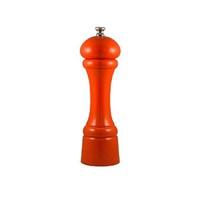 As Americas oldest pepper mill manufacturer Chef Specialties Company has offered Americas professional and amateur chefs the finest pepper mills since 1940. Today Chef Specialties pepper mills retain the quality that was first designed in the original pepper grinders back in the 40s. They are the most widely sold pepper mills to the Food Service or Restaurant Industry. Our market ranges from beginner cooks to Executive Chefs. The rich orange coordinates with many traditional and modern tableware items. Part of our new Autumn Hues collection of spice mills. Wood comes from Maine and fitted with a durable non-corroding mechanism. Assembled in USA. Manufactured to the Highest Quality Available. Design is stylish and innovative. Satisfaction Ensured. Great gift idea.