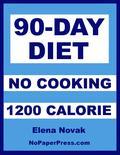 Too busy to cook? The 90-Day No-Cooking Diet is for you. The eBook has 90 days of delicious, fat-melting meals with daily 1200-Calorie menus. The authors have done all the planning and calorie counting - and made sure the meals are nutritionally sound. The 90-Day No-Cooking Diet contains no gimmicks and makes no outrageous claims. This is an easy-to-follow sensible diet you can trust. Most women lose 23 to 33 pounds. Smaller women, older women and less active women might lose a tad less, and larger women, younger women and more active women usually lose more. Most men lose 35 to 45 pounds. Smaller men, older men and inactive men might lose a bit less, and larger men, younger en and more active men often lose much more. TABLE OF CONTENTS BEFORE YOU BEGIN - Too Busy to Diet? - What Makes for a Good Diet? - Knowledge Leads to Success - Get a Medical Exam - 1,200-Calories Right for You? - How Much Weight Will You Lose? - Lose Weight Faster - Exercise - Guidelines for Healthy Eating - Breakfast Guidelines - Lunch Guidelines - Dinner Guidelines - About Frozen Entrees - The Sodium Problem - Have a Big-Bowl Salad - Snack Guidelines - About Bread - Exchanging & Substituting Foods - Your Night Out - Eating Out Caveats & Tips - 90-Day Diet Info - Important 90-Day Diet Notes - You Can Keep It Off - 90-Day Step-Up Maintenance Plan - How to Use This eBook - Food Shopping Lists OVERVIEW of MEAL PLANS (Days 1 to 30) OVERVIEW of MEAL PLANS (Days 31 to 60) OVERVIEW of MEAL PLANS (Days 61 to 90) 1200 CALORIE DAILY MEAL PLANS - Meal Plan for Day 1 - Meal Plan for Day 2 - Meal Plan for Day 3 - Meal Plan for Day 4 - Meal Plan for Day 5 - Meal Plan for Day 6 - Meal Plan for Day 7 - Meal Plan for Day 8 - Meal Plan for Day 9 - Meal Plan for Day 10 - Meal Plan for Day 11 - Meal Plan for Day 12 - Meal Plan for Day 13 - Meal Plan for Day 14 - Meal Plan for Day 15 - Meal Plan for Day 16 - Meal Plan for Day 17 - Meal Plan for Day 18 - Meal Plan for Day 19 - Meal Plan for Day 20 - Meal Plan
