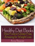 Healthy Diet Books Raw Food or Gluten Free, Amazing for Weight Loss The world seems to be full of diet books, all of which claim to be the best of the best. The question however, is which of these have it, and which ones really need to be forgotten. Finding good healthy diet plans can be a pain, and it becomes even more painful when you have great expectations for a heart healthy diet that simply doesn't pan out. Rather than relying on the fad healthy diets to lose weight, why not try something a little different? This book contains plenty of healthy diet recipes for weight loss that will get you off to a fantastic start. Not only will this book provide you with plenty of healthy diet means, it also contains meal plans for those who want to take advantage of the raw food diet. From Sunday to Saturday your meals are spoken for, and when you get a bit more comfortable with the diet, you can feel free to modify those meal plans. This is one of the best diet books out there, and once you start to take advantage of the recipes mentioned, you will find that you can do virtually anything. Your health will begin to improve, and you will be able to take on more strenuous activities. There is nothing quite like maintaining a healthy body, as you will find, out for yourself soon enough! If you're ready to ditch the fad diets and start using something that actually works, then you're ready to give this book a chance. You've probably heard that before, and it might sound a bit far fetched, but his is the real deal - the deal that is going to not only get you the body you want, but the body that you truly deserve. Isn't it time you did something for yourself?