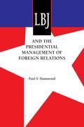 In this insightful study, Paul Y. Hammond, an experienced analyst of bureaucratic politics, adapts and extends that approach to explain and evaluate the Johnson administration's performance in foreign relations in terms that have implications for the post-Cold War era. The book is structured around three case studies of Johnson's foreign policy decision making. The first study examines economic and political development. It explores the way Johnson handled the provision of economic and food assistance to India during a crisis in India's food policies. This analysis provides lessons not only for dealing with African famine in later years but also for assisting Eastern Europe and the former Soviet Union. The second case study focuses on U.S. relations with Western Europe at a time that seemed to require a major change in the NATO alliance. Here, Hammond illuminates the process of policy innovation, particularly the costs of changing well-established policies that embody an elaborate network of established interests. The third case study treats the Vietnam War, with special emphasis on how Johnson decided what to do about Vietnam. Hammond critiques the rich scholarship available on Johnson's advisory process, based on his own reading of the original sources. These case studies are set in a larger context of applied theory that deals more generally with presidential management of foreign relations, examining a president's potential for influence on the one hand and the constraints on his or her capacity to control and persuade on the other. It will be important reading for all scholars and policymakers interested in the limits and possibilities of presidential power in the post-Cold War era.