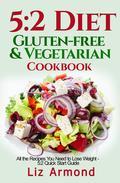 Gluten-Free & Vegetarian for the 5:2 Fast Diet. This recipe book contains all the Gluten-Free and Vegetarian menus you will need to help you succeed with the 5:2 Fast Diet. This diet allows you to eat normally 5 days a week but on the other 2 you are only allowed to eat 500 calories if you are a woman and 600 calories if you are a man. Many dieters find it a problem finding things to eat on the two fasting days but this recipe book will solve that for you. You could simply decide to buy a low calorie ready meal, that's if you can find a gluten-free and vegetarian one, but as you know, they often contain ingredients that are not particularly healthy or nutritious and can also work out quite expensive in the long run. It therefore makes sense to be able to cook something quick and simple because who wants to spend too much time in the kitchen when you are trying to eat less. This recipe book has over 65 Gluten-free and Vegetarian recipes that will actually make your fasting days something to look forward to. They include quick breakfasts, easy lunches and some delicious dinners. The recipes are carefully put together with a balance of protein and carbohydrates and will satisfy even the hungriest appetites on your two fasting days. Includes: Hearty Potato and Leek Soup Spicy Potato Wraps Spinach & Mushroom Stew Cauliflower Crumble Bake Pea and Spinach Dahl Tomato & Courgette Crunchy Bake Fresh Pesto SpaghettiMenus are set out in 1, 2 or 4 portions depending on ingredients and are calorie grouped. It is a good idea to cook bigger batches and freeze the extra portions for your other fasting days. This saves you cooking meals on every fasting day which should make it easier to stick to it. Many of the recipes are suitable for freezing and these have been marked as such. So if you want some delicious vegetarian & gluten-free low calorie meals that will help you to lose weight really easily, give these recipes a try, you will be delighted with the results.