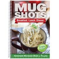 Mug Shots Breakfast Lunch Dinner Cookbook Complete Meal In A Mug In Minutes! Grab a mug and mix together a few simple ingredients then cook breakfast lunch or dinner in the microwave! Try the luscious Raspberry Pancake spicy Fire-Roasted Mac & Cheese or the comforting Chicken & Stuffing Bake. Plus dozens of other single servings of homemade goodness-for-one without the hassle or the heat.