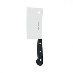 Stain-resistant high-carbon steel blade. Polyoxymethylene handle for strength and durability. Heavy blade to effectively cut and split bones. Hand-wash only. Blade length: 6 inches. With good weight and superior balance the J.A. Henckels International Classic 6 in. Cleaver is a crucial tool for cutting and splitting bones and joints; it comes in especially handy for cutting spare ribs. It's made from corrosion-resistant high-carbon steel which has been drop-forged at high temperatures to make it extra durable. The polyoxymethylene handle has three rivets for extra strength and is comfortable to hold while cutting. The blade is hand-honed to ensure precision cutting and a full bolster protects your hand and lends weight to the knife. Additional Features: Knife measures 10.33 inches including handle Hot drop-forged construction for extra strength Handle is triple-riveted for superior strength Full bolster for weight and safety Full tang provides proper balance Hand-honed precision cutting edge Warranty included; see product guarantee area About Zwilling J.A. Henckels: JA Henckels has been producing the best in German steel knife design since 1895. Their products are designed for everyday use giving you the maximum value for your money. This modern company uses innovative technology to create the highest-quality products. They're so sure you'll be satisfied with their products that they back each one with a lifetime warranty. With several lines of quality cutlery and other products you're sure to find the perfect housewarming or wedding gift or addition to your own kitchen.