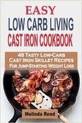 If You Don't Have A Cast Iron Skillet In Your Kitchen, Now Is The Time To Get One. It Is Going To Become Your Dieting And Weight Loss Companion! If you are a lover of good food, sticking to a diet will be easier if you can find delicious recipes that will enable you prepare mouth-watering meals quickly and easily. This solution is provided for you in Easy Low Carb Living Cast Iron Cookbook. Now you have 48 delicious low carb recipes that you can make easily in your cast iron skillet. It is a collection of kitchen tested breakfast and main dish chicken, beef, pork, seafood and vegetable recipes. The nutritional information of each of these recipes is provided so you know the amount of carbs you are eating per serving. Dieting does not get easier than this. Now you can eat great tasting food and also supercharge your diet plan at the same time. No matter the type of meal that you want, a rich variety has been provided for breakfast, lunch and dinner. You will always find something exciting to toss together and still come up with a mouth-watering cast iron skillet meal that is prepared in record time! Besides reducing blood sugar level and significantly lowering your cravings for sugar, these low carb recipes will push your body into a naturally effective weight loss mode. When carbohydrates are restricted, the body has to depend on fat and protein to have more energy. This conversion process helps your body to burn a greater number of calories every day. Weight loss becomes easier and you can start seeing those pounds melting away!