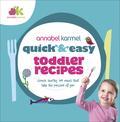 Toddler mealtimes can be a battleground. And for busy parents, time for preparing food is in short supply. The UK's number-one expert on feeding children, Annabel Karmel, is on hand to help. In this new Quick and Easy book she offers 130 recipes that can be rustled up in minutes. With an eye on nutritional content and appeal for children, as well as speediness for hassled mums and dads, she solves mealtimes in an instant. With plenty of tips and tricks to encourage your child to eat, from savoury to sweet, for breakfast, snacks, lunch and dinner, Annabel's Quick and Easy Toddler Recipes will make for mellow mealtimes.