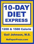 This eBook has 1200 Calorie and 1500 Calorie 10-day daily menus covering breakfast, lunch, dinner and snacks, including delicious fat-melting recipes for dinner. The authors have done all the planning and calorie counting - and made sure the meals are nutritionally sound. The 10-Day Diet Express contains no gimmicks and makes no outrageous claims. This is another easy-to-follow sensible diet you can trust from NoPaperPress. Most women lose 3 to 4 lbs. Smaller women, older women and less active women might lose a tad less, and larger women, younger women and more active women often lose much more. Most men lose 4 to 6 lbs. Smaller men, older men and less active men might lose a bit less, and larger men, younger men and more active men lose much more. TABLE OF CONTENTS When to Use the 10-Day Diet Express What's in this eBook? Which Calorie Level is for You? How Much Weight Will You Lose? How to Use This eBook 1200 Calorie Meal Plans - Day 1 - 1200 Calorie Meal Plan - Day 2 - 1200 Calorie Meal Plan - Day 3 - 1200 Calorie Meal Plan - Day 4 - 1200 Calorie Meal Plan - Day 5 - 1200 Calorie Meal Plan - Day 6 - 1200 Calorie Meal Plan - Day 7 - 1200 Calorie Meal Plan - Day 8 - 1200 Calorie Meal Plan - Day 9 - 1200 Calorie Meal Plan - Day 10 - 1200 Calorie Meal Plan 1500 Calorie Meal Plans - Day 1 - 1500 Calorie Meal Plan - Day 2 - 1500 Calorie Meal Plan - Day 3 - 1500 Calorie Meal Plan - Day 4 - 1500 Calorie Meal Plan - Day 5 - 1500 Calorie Meal Plan - Day 6 - 1500 Calorie Meal Plan - Day 7 - 1500 Calorie Meal Plan - Day 8 - 1500 Calorie Meal Plan - Day 9 - 1500 Calorie Meal Plan - Day 10 - 1500 Calorie Meal Plan Recipes & Diet Tips - Day 1 Recipe: Baked Salmon with Salsa - Day 2 Recipe: Veggie Burger - Day 3 Recipe: Wild-Blueberry Pancakes - Day 4 Recipe: Artichoke-Bean Salad - Day 5 Recipe: Lean Cuisine Stir Fry with Chicken - Day 6 Recipe: Baked Herb-Crusted Cod - Day 7 Recipe: Pasta with Marinara Sauce - Day 8 Recipe: Grilled Scallops with Polenta - Day 9 Recipe: Fet