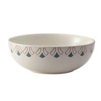 Indoors or out, enhance any tabletop or buffet with the distinctive, sturdy Rachael Ray Dinnerware Pendulum 10-inch Round Stoneware Serving Bowl. The unique geometrics and visual beauty of Mediterranean tilework and floor mosaics pattern, shapes and colors inspired the style of this beautiful serving bowl. The generously-sized serving bowl is microwave safe and can be lightly warmed up to 250&deg;F, so it provides the perfect dish for serving an ample portion of Rachael's Mashed Potatoes and Parsnips with Cheddar for lunch or dinner with friends. And with Rach's keen eye for vibrant home style with personality plus, the dish is the ideal go-to piece for dining occasions from informal meals to special celebrations. The serving dish is dishwasher safe for fast, convenient cleanup. With a Quality Assurance Guarantee, makes the perfect partner for Pendulum dinnerware and the other tableware and kitchen products in the Rachael Ray collection. Color/pattern: Pendulum Materials: Stoneware Care instructions: Dishwasher Safe Number of pieces in set: 1 This distinctive serving bowl is made from sturdy, nonporous stoneware that is perfect for both everyday meals and entertaining, Rachael Ray&trade; Pendulum Dinnerware puts a contemporary spin on traditional Mediterranean tilework design with organic geometrics, colors and textures.