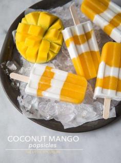 Coconut Mango Popsicles | 17 Recipes To Get You Extra Excited For Mango Season
               ...
