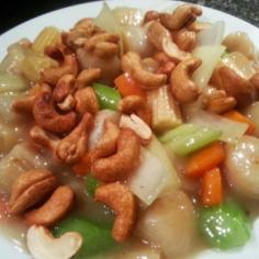 Scallops and Cashew Nuts