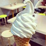 From where you'd rather be: getting up close and personal with our lychee soft serve! 