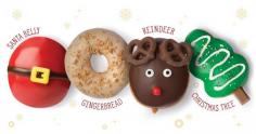 Krispy Kreme Christmas Doughnuts