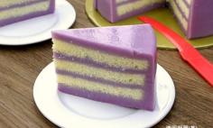 Taro Layered Cake (Yam Layered Cake)-No Artificial Flavouring or Colouring