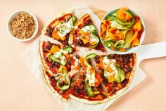 20-Minute Beef Char Siu Pizzas with Pickled Veg and Fried Shallots