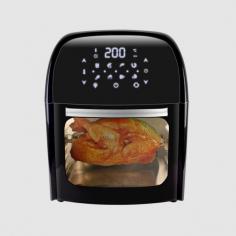 12L digital oil free fryer oven with GS CE HIC-AF-8083D
1.Voltage: 220-240V~50/60Hz, 100V-127V~60Hz 
2.Power: 1800W(100V-127V~60Hz 1700W) 
3.Capacity: 12L 
4.Timer length: 60 mins 
5.LED display: Yes 
6.Touch control: Yes 
7.Temperature control: 65-200 centigrade 
8.304 stainless steel heating element 
9.Automatic shut-off with ready alert 
10.Prevent slip feet 
11.Full galvanized cavity with heat resisting plastics 
12.With Microswitch&Motor shield 
13.Functions(3-in-1): air fryer, oven and dehydrator 
14.Certificate: GS CE CB LFGB ROHS ETL FDA 
15.Eight pre-set programs 
For more information, please visit: https://www.china-airfryer.com/