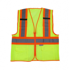Safety work vests are designed to enhance visibility in various work environments, particularly in high-risk settings such as construction sites, roadwork zones, or industrial facilities. Safety work vest are typically made with fluorescent or bright colors like neon yellow, orange, or lime green, which are highly visible during the day.
.Reflective Properties: Safety work vests often feature reflective tape or strips that reflect light when illuminated, Safety work vests make workers more visible in low-light conditions or when exposed to artificial light sources like headlights or flashlights. Reflective materials significantly increase visibility, especially during nighttime or in dimly lit areas.https://www.ankai.net/