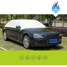 High UV Resistance Radi-cool Car Half Covers
https://www.manful.com/product/radi-cool-covers/high-uv-resistance-radicool-car-half-covers.html
Cooling: Efficient radiative cooling, insulating solar energy.

Environmental protection: No additional energy consumption.

Reflection: Reflection, blocking sunlight.

Self-Cleaning: Hydrophobic, oleophoic, antifouling, and easy-cleaning.

Water resistance: The surface has Lotus Leaf Effect, and the fabric is impervious to water

Dust resistance, easy-cleaning: Water-repellent and do not attract dust.

Durability: High anti-ultraviolet, anti-aging.