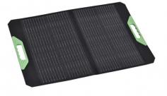 This 70W Portable Foldable Solar Panel Mat is constructed from advanced high-efficiency mono-crystalline solar cells which achieves 22.5%-23.5% high efficiency. Convert more solar power into clean energy even if the panel size is very small. It performs better than similarly-rated polycrystalline solar panels in low-light conditions, and much higher than the market's average.The 70W Portable Foldable Solar Panel Mat is ultra-light and compact size , and it comes with a big handle that makes it easy to carry anywhere you go, 2 adjustable kickstands for quick installation or angle adjustment.
https://www.chisolar.com/product/foldable-solar-panel-mat/70w-portable-foldable-solar-panel-mat.html